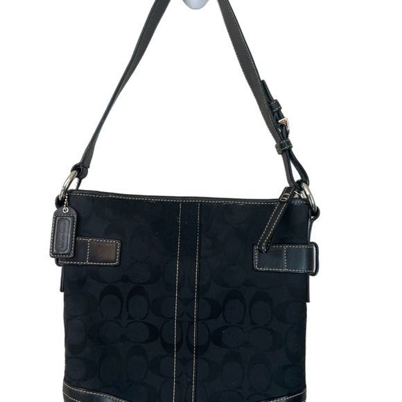 Coach Black Shoulder Bag - Picture 3 of 5